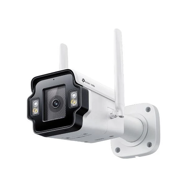 TP-Link - VIGI 4MP Outdoor Full-Color 4G Bullet Network Camera SPEC: 4G Cat4, LTE-TDD/LTE-FDD/WCDMA, 4MP, 4mm Focal Length, 1/2.7? Progressive Scan CMOS, H.265+/H.265/H.264+/H.264, IR & White LED, [InSightS345-4G(4mm)]
