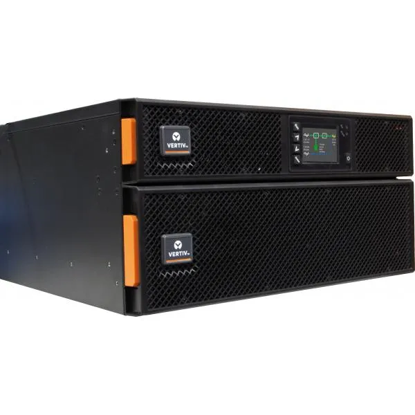 Vertiv Liebert UPS GXT5 - 5.000 VA / 5.000 W, 230 V Rack/tower online, garanzia online di 3 anni, con kit di montaggio in rack fisso, scheda di rete RDU101 (GXT5-5000IRT5UXLN) [GXT5-5000IRT5UXLN]