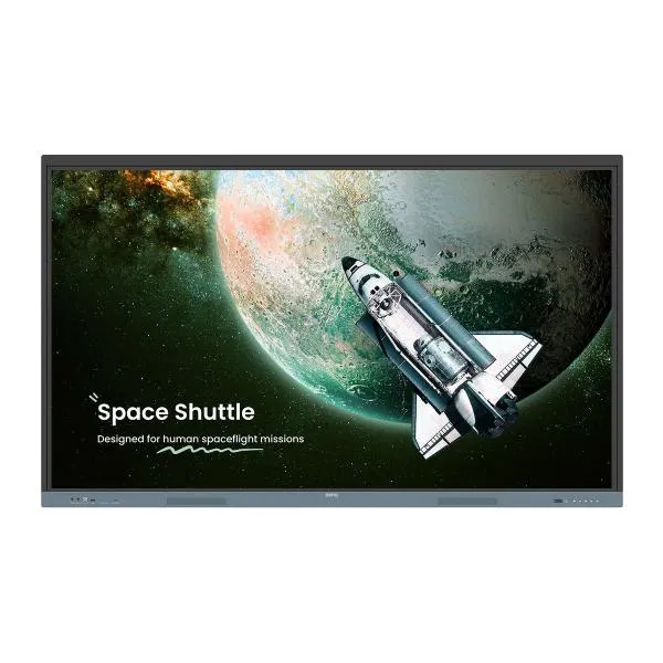 BenQ RE7504 Pannello piatto interattivo 190,5 cm (75") 450 cd/m 4K Ultra HD Nero, Grigio Touch screen Processore integrato Android [RE7504]