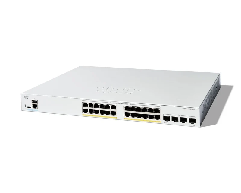 Cisco C1200-24FP-4G switch di rete Gestito L2/L3 Gigabit Ethernet (10/100/1000) Bianco [C1200-24FP-4G]