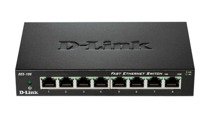 D-Link DES-108 Nero [DES-108/E]