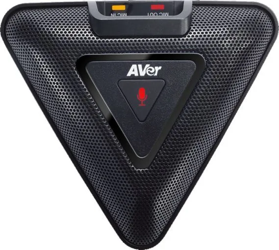 AVer 60U0100000AC accessorio per videoconferenza Microfono Nero [EXPMIC.VCFONE]