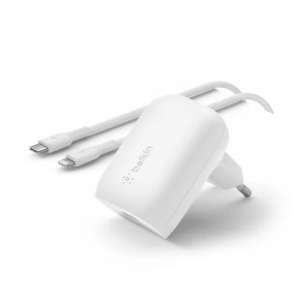 Belkin WCA005vf1MWH-B5 Computer portatile, Smartphone, Tablet Bianco AC Ricarica rapida Interno [WCA005VF1MWH-B5]