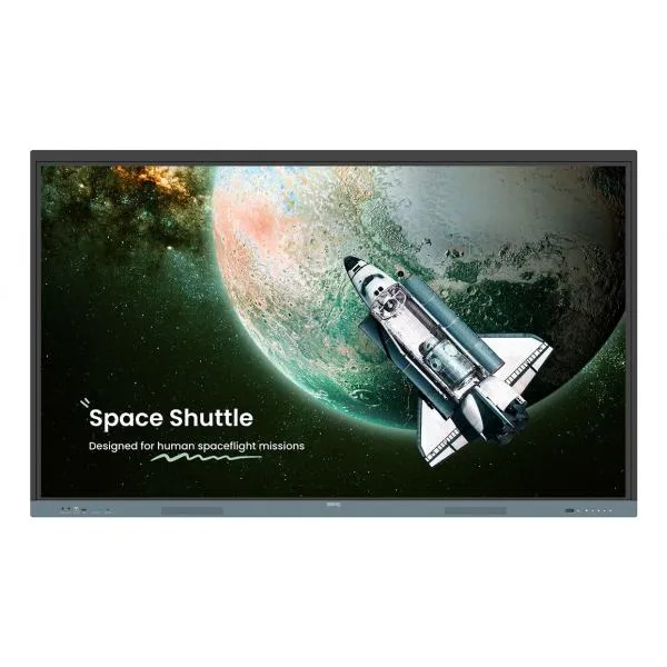 BenQ RE6504 Pannello piatto interattivo 165,1 cm (65") 450 cd/m 4K Ultra HD Nero, Grigio Touch screen Processore integrato Android [RE6504]