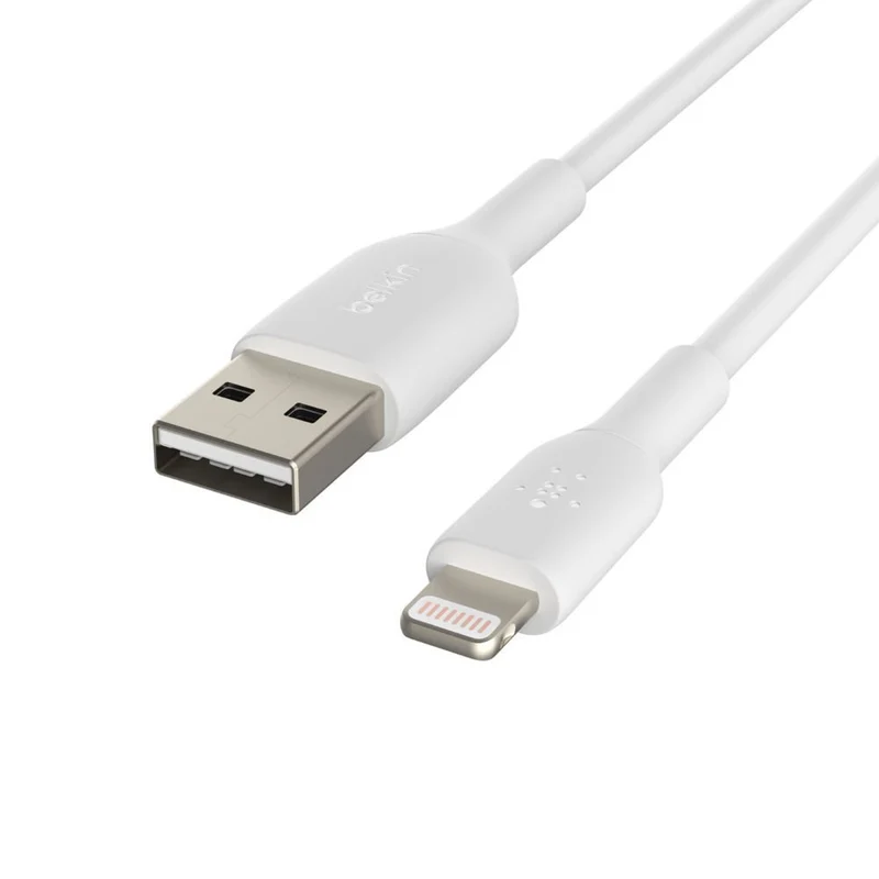 Belkin CAVO PVC DA USB-A A LIGHTNING 2M - BIANCO [CAA001BT2MWH]