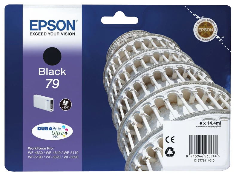 Epson Tower of Pisa Tanica Nero [C13T79114010]