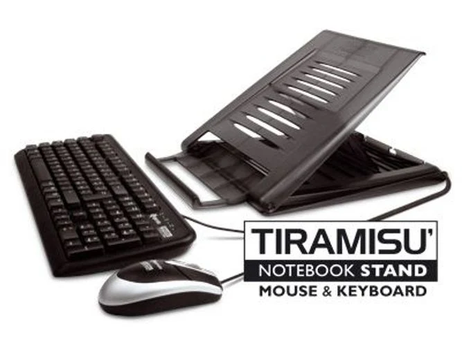 Hamlet Kit Tiramisù piattaforma per Notebook con tastiera e mouse usb [XTMS100KM]