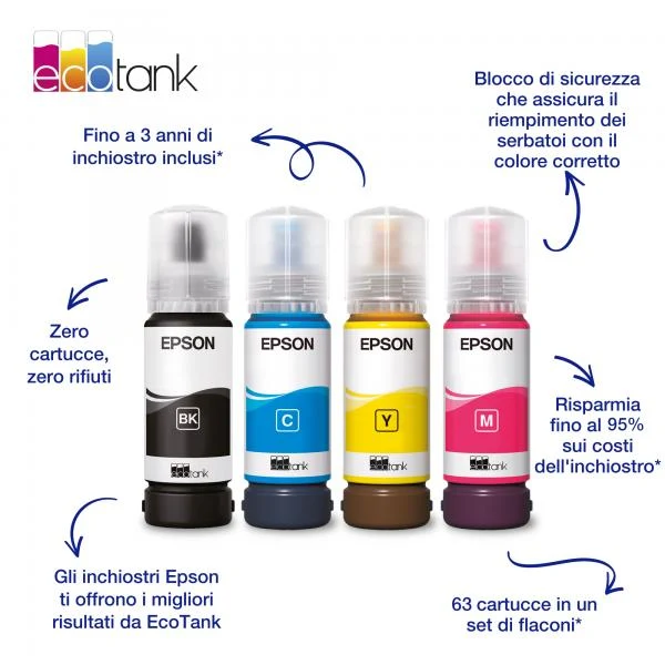 Epson 104 EcoTank Yellow ink bottle (WE) [C13T00P440]