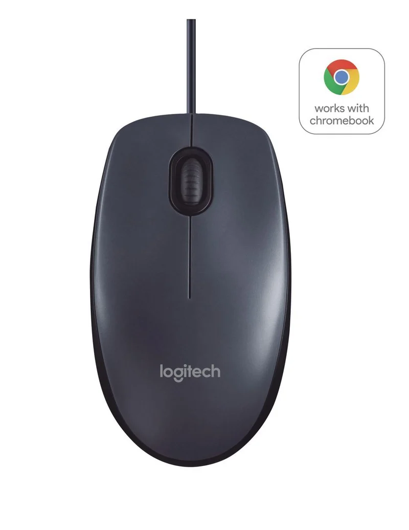 Logitech B100 mouse Ufficio Ambidestro USB tipo A Ottico 800 DPI [910-003357]