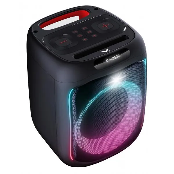 New Majestic 116112 BK altoparlante portatile e per feste Altoparlante portatile stereo Nero 60 W [116112BK]