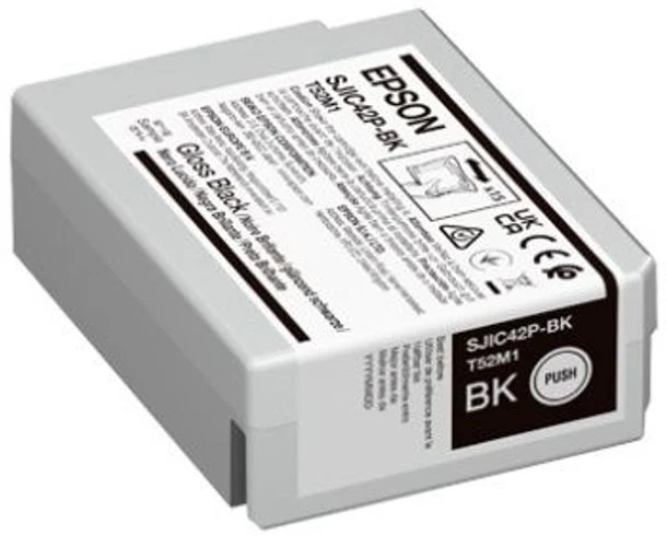 Epson SJIC42P-BK Ink cartridge for ColorWorks C4000e BK (Black) [C13T52M140]