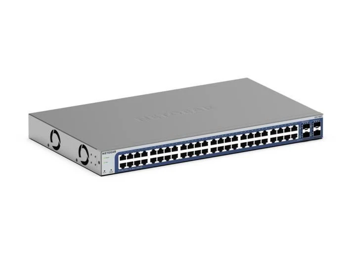 NETGEAR GS748Tv6 Gestito L2/L3/L4 Gigabit Ethernet (10/100/1000) Nero, Grigio [GS748T-600EUS]