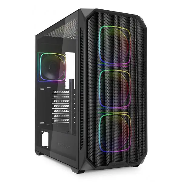 Sharkoon AK5M RGB Midi Tower Nero [AK5MRGBBLACK]