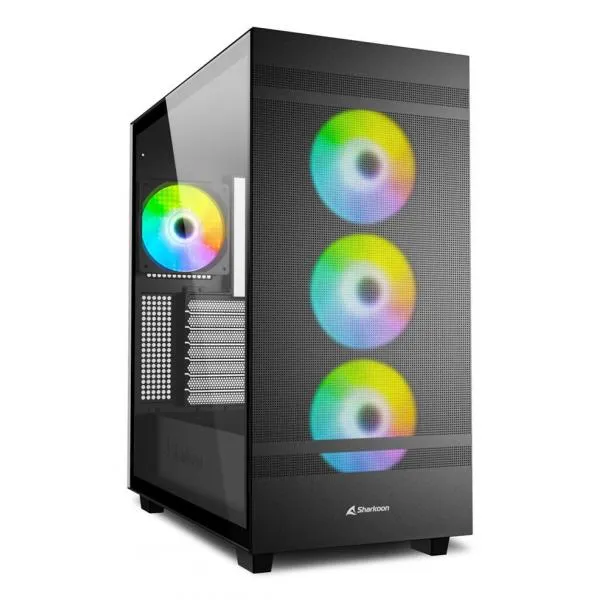 Sharkoon C50 BLACK Full Tower Nero [REBELC50BLACKRGB]