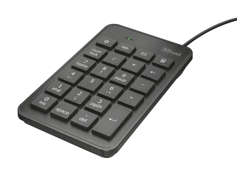 Trust 22221 tastierino numerico Laptop/PC USB Nero [22221]