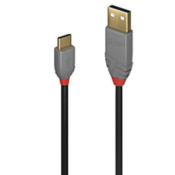 Lindy 36888 cavo USB USB 2.0 3 m USB A USB C Nero, Grigio