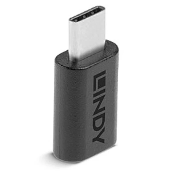 Lindy 41893 adattatore per inversione del genere dei cavi USB 3.2 Type C Nero