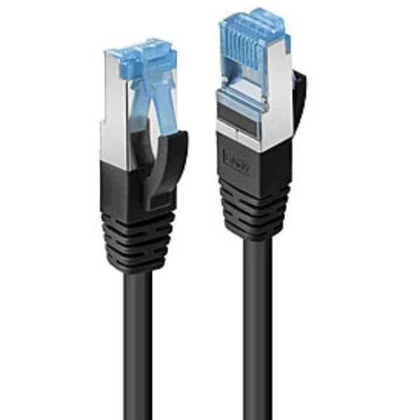 Lindy 47176 cavo di rete Nero 0,5 m Cat6a S/FTP (S-STP)