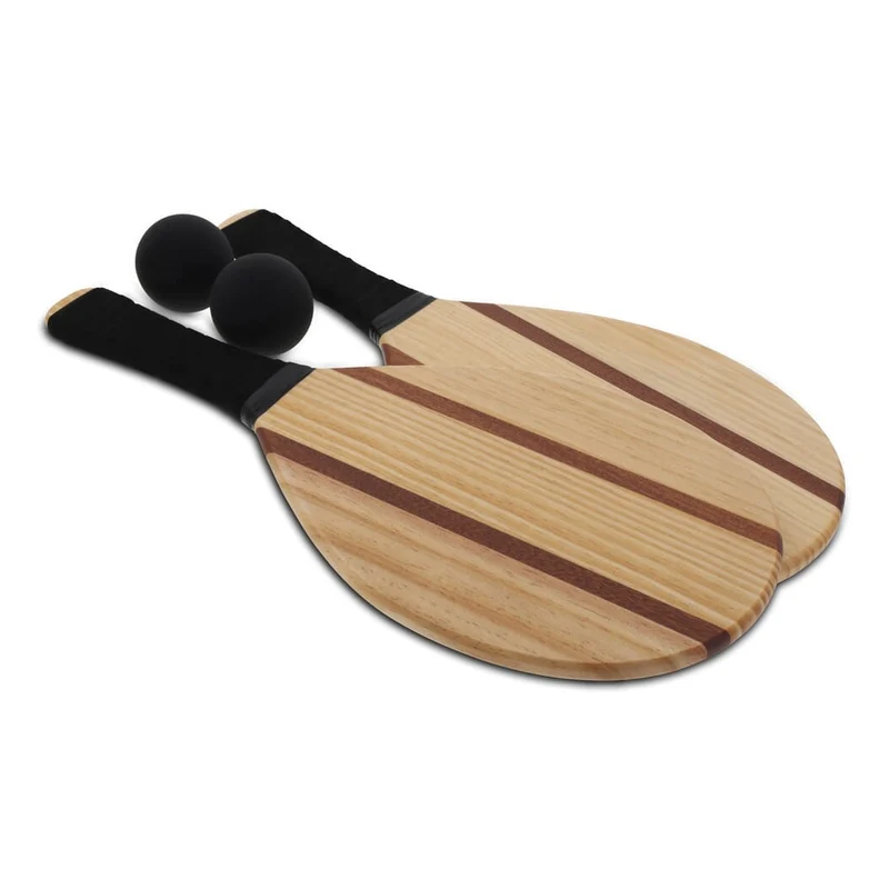 Set da spiaggia frescobol in legno