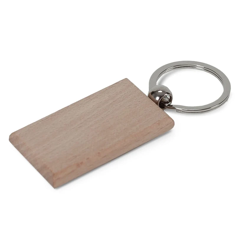 Portachiavi in legno rettangolare