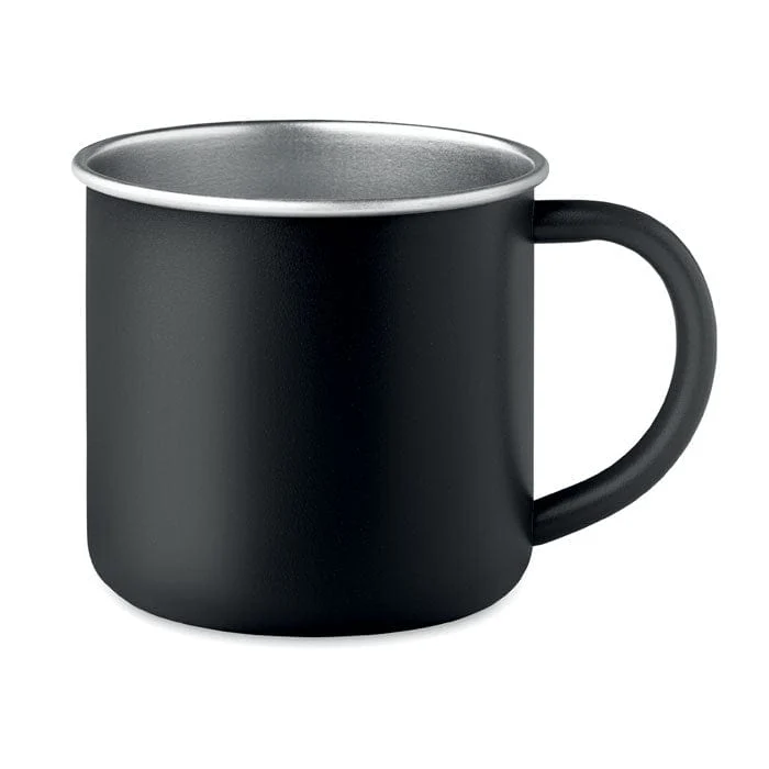 Tazza in acciaio inox riciclato con manico