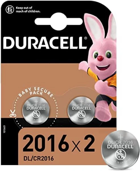 Duracell Batteria A Bottone Litio 3V Blister 2pz CR2016