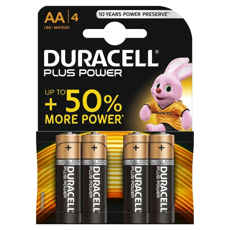 Duracell Batterie Stilo AA Plus Power (4pz)