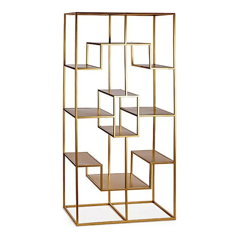 Shelves Gift Decor BIG-S3605004 Golden Metal 45 x 200 x 100 cm
