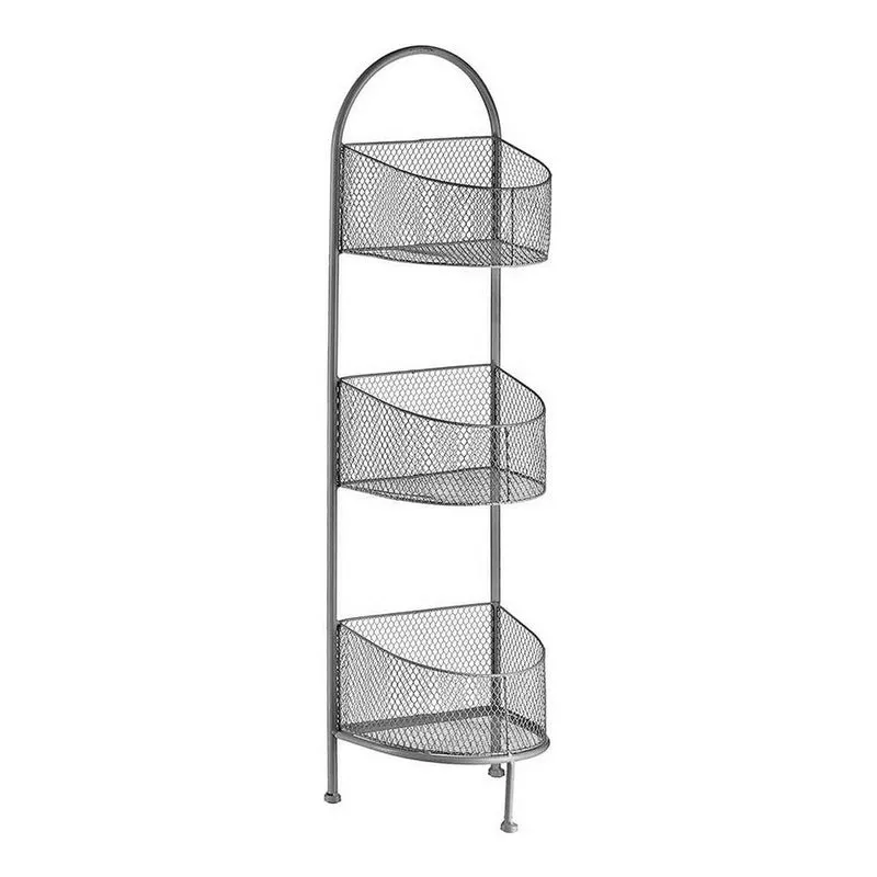 Shelves Gift Decor Silver Metal 21,2 x 97 x 28,5 cm