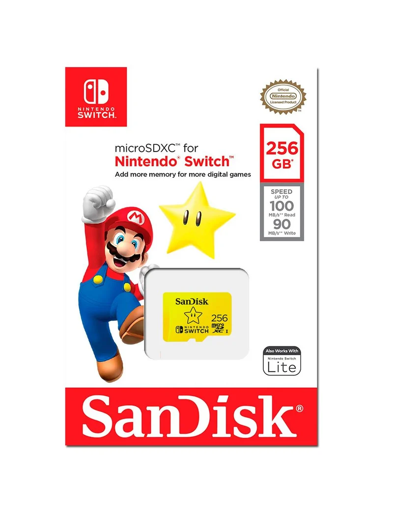 SanDisk Micro SD Nintendo Switch SDXC 256GB
