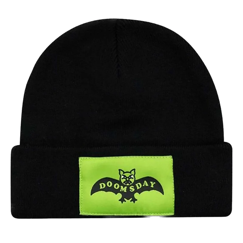 Doomsday cappellino a cuffia da adulto Fat Bat nero