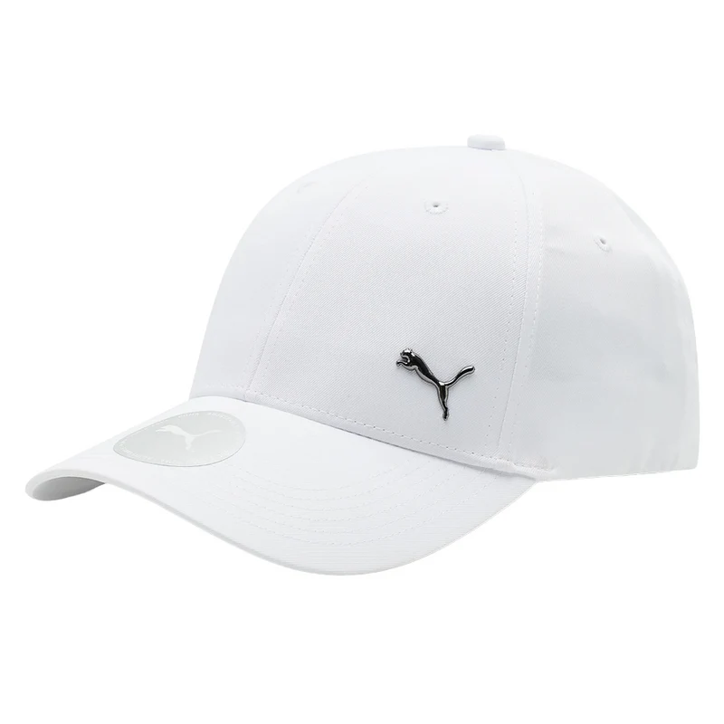 Puma cappello con visiera e logo metallico 021269 60 bianco