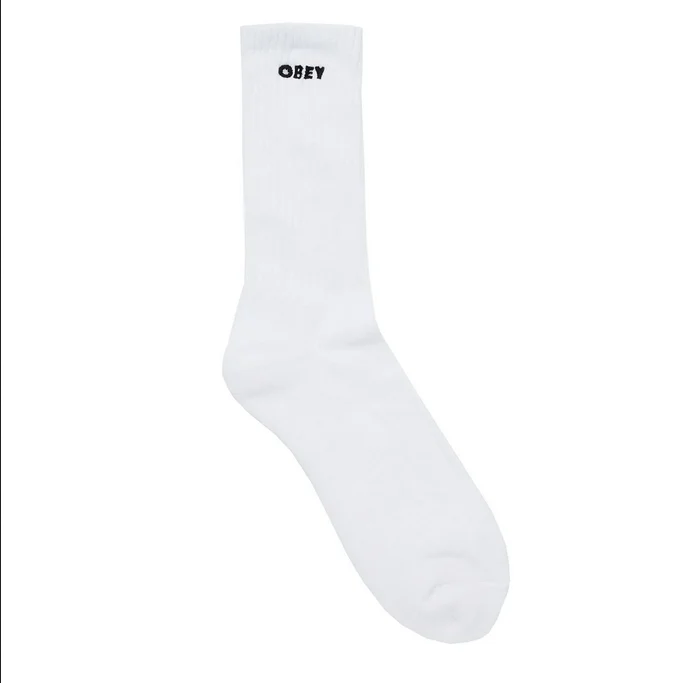 Obey Calzino unisex Clothing Bold 100260144 A091400 white taglia unica