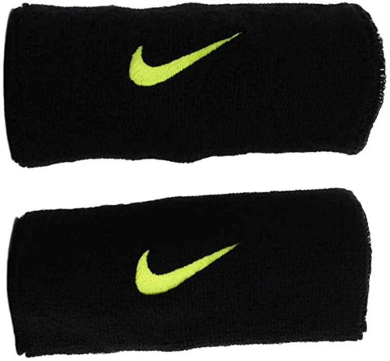 Nike Polsino tergisudore Swoosh lungo Wristbands NNN05023OS 023 Black/Grey