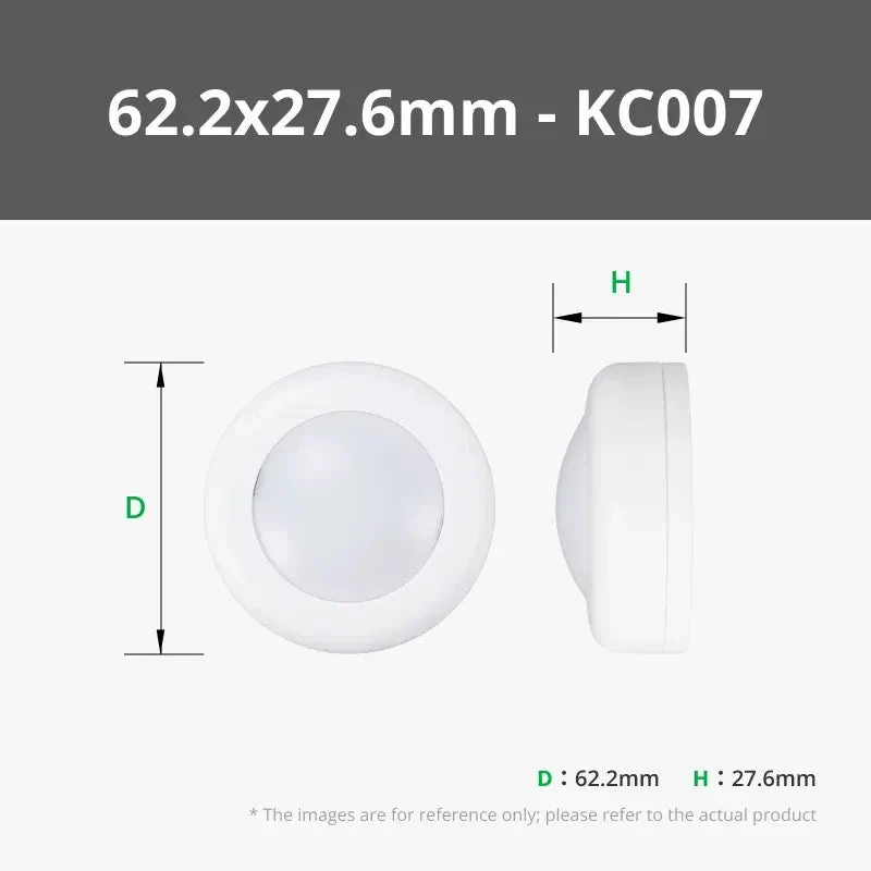 Remote controlled 16-color RGBW puck lights