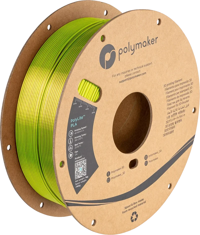 POLYMAKER POLYLITE SILK PLA DUAL COLOR 1.75mm/1KG