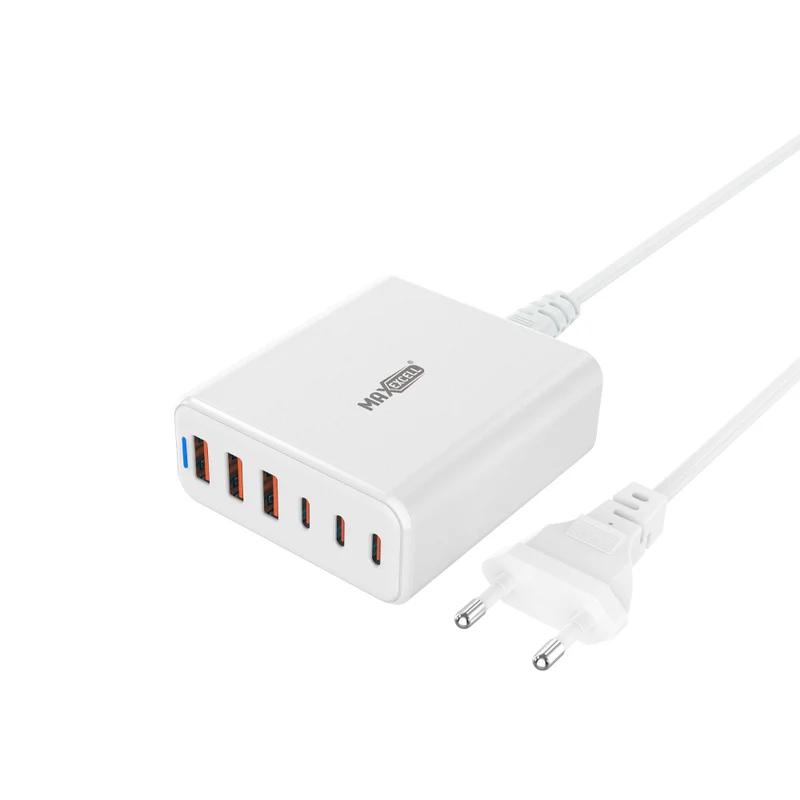 MAXEXCELL Caricatore USB Multiplo da Tavolo