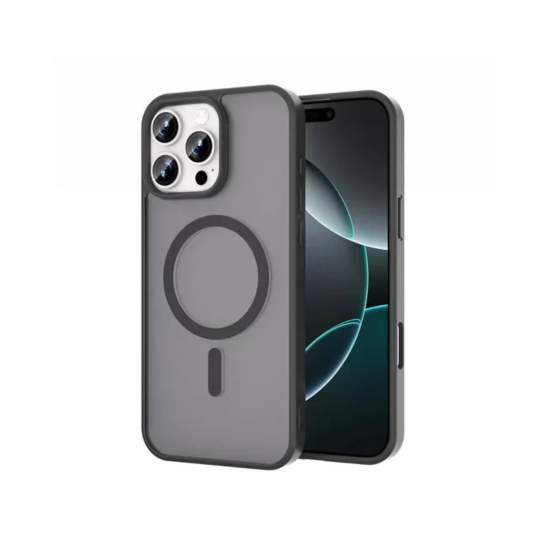 MAXEXCELL Cover Magnetica in PC Compatibile con iPhone Serie 15-16