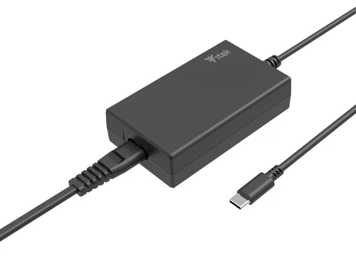 ITEK ALIMENTATORE UNIVERSALE PER NOTEBOOK E DISPOSITIVI USB-C, PD - 65W, TECNOLOGIA GaN, SUPERSLIM, [ITNBACMB065]