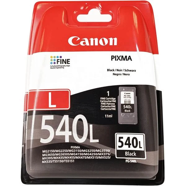 Canon PG-540L inkjet black 11ml original [5224B001]