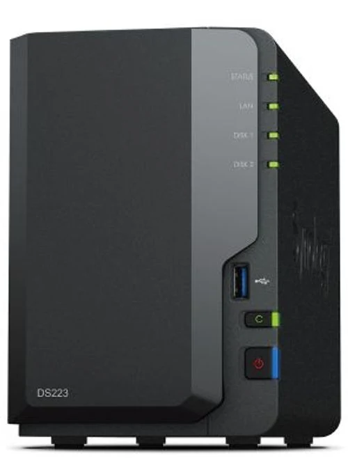 Synology DiskStation DS223 server NAS e di archiviazione Desktop Realtek RTD1619B 2 GB DDR4 0 TB [DS223]