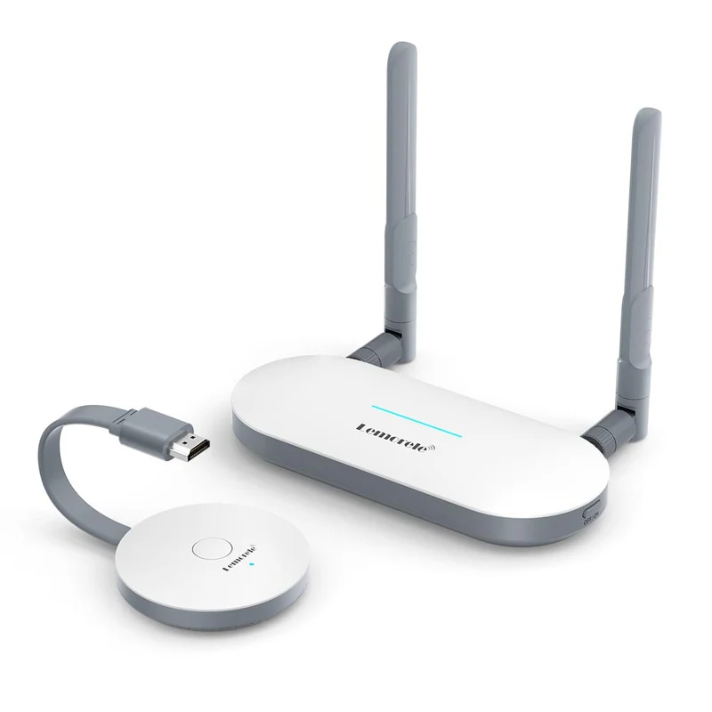 The Lemorele G52R1 Wireless HDMI Kit 1080p@60Hz | dual-screen display | Supports 8TX to 1RX