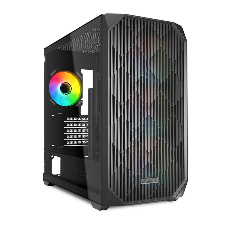Sharkoon MK3 RGB Micro Tower Nero [MK3RGBBLACK]