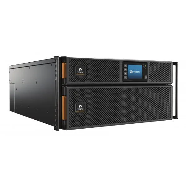 Vertiv Liebert UPS GXT5 - 6.000 VA / 6.000 W, 230 V Rack/tower online, garanzia online di 3 anni, con kit di montaggio in rack fisso, scheda di rete RDU101 (GXT5-6000IRT5UXLN) [GXT5-6000IRT5UXLN]