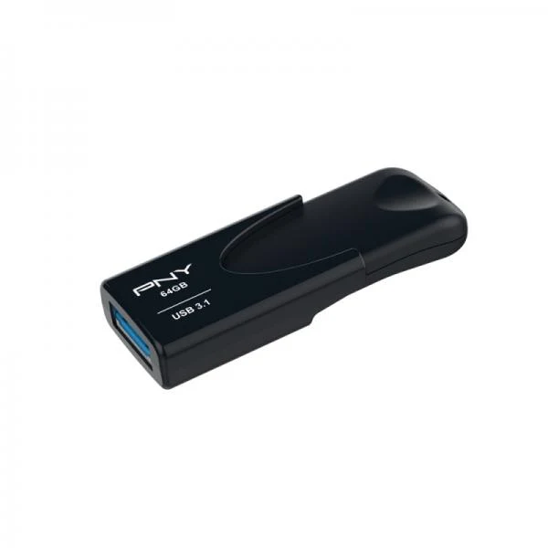 PNY Attaché 4 unità flash USB 64 GB USB tipo A 3.2 Gen 1 (3.1 Gen 1) Nero [FD64GATT431KK-EF]