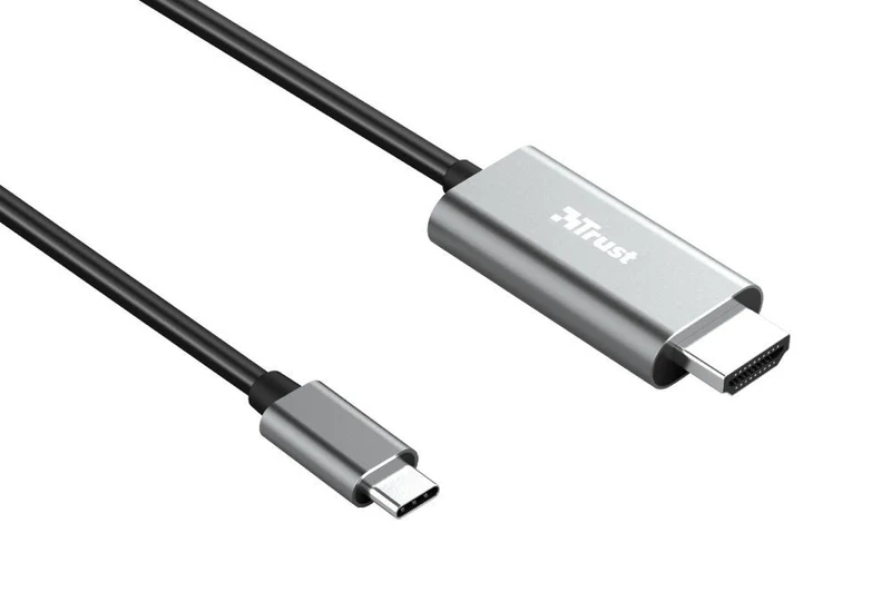 Trust Calyx adattatore grafico USB Nero, Metallico [23332]