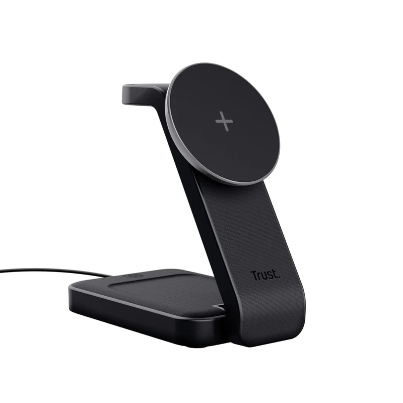 Trust Viro Cuffie, Auricolare, Smartphone, Orologio intelligente Nero USB Carica wireless [25464]