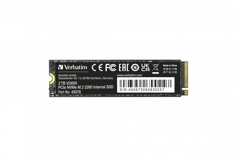 Verbatim Vi3000 2 TB M.2 PCI Express 3.0 NVMe [49376]