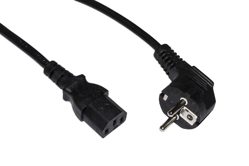LINK Cavo Alimentazione Mt. 1.80 Spina Tedesca 90 Gradi 250 V Presa Iec Vde [LKSK18]