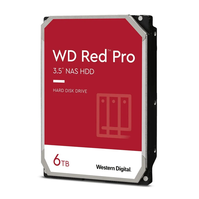 Western Digital Red Pro disco rigido interno 6 TB 7200 Giri/min 256 MB 3.5" SATA [WD6005FFBX]